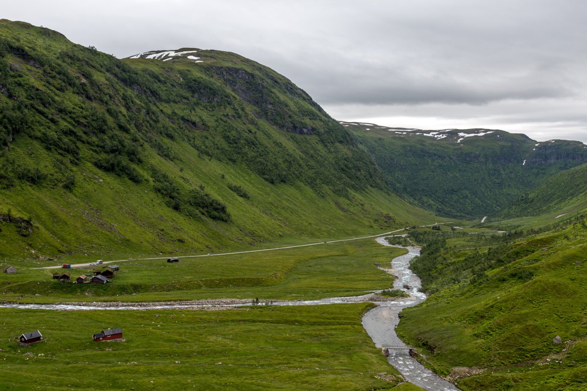 Straße zum Vikafjellet