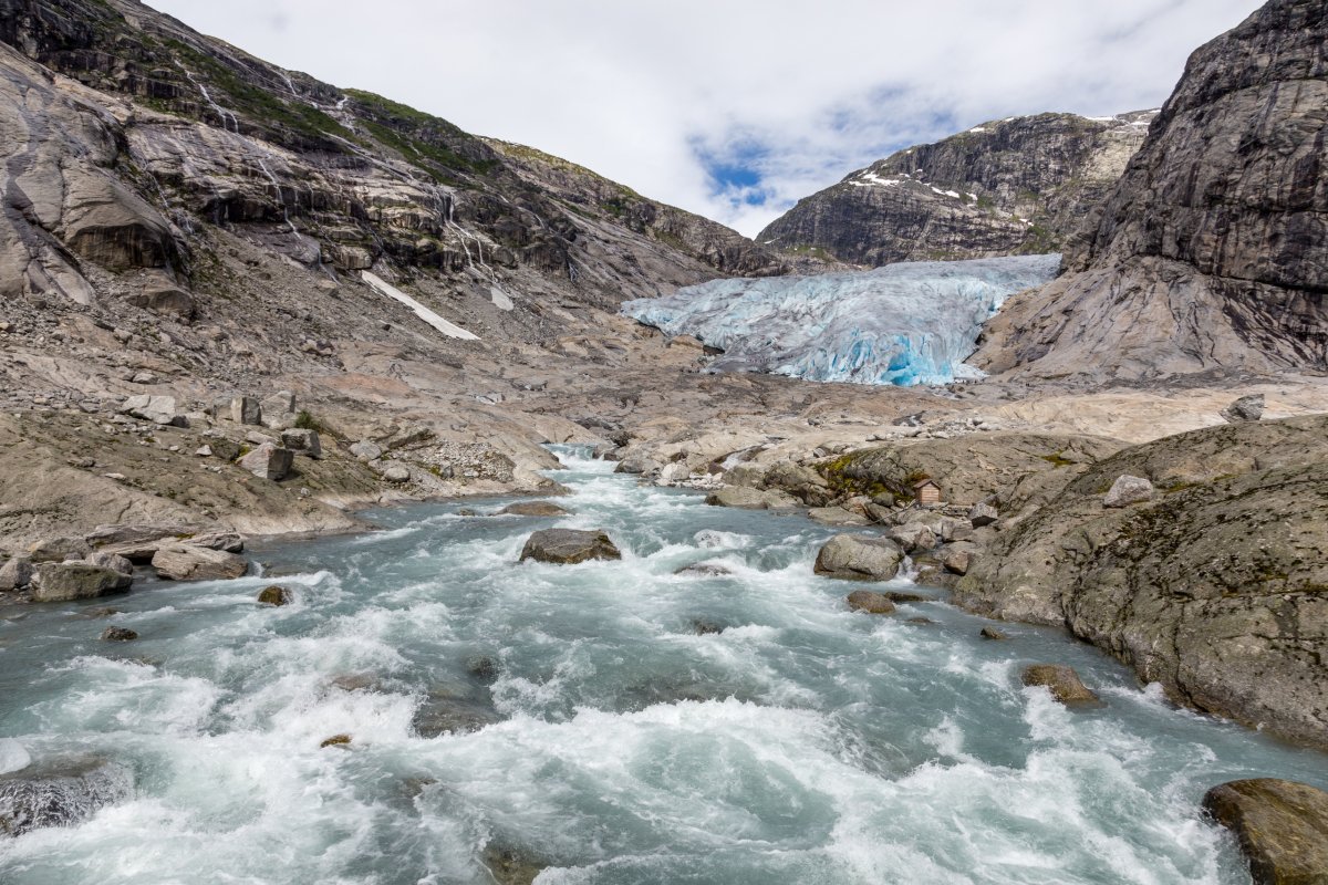 Gletscherwasser am Nigardsbreen