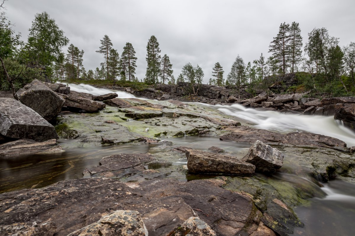 Wasserfall auf dem Dovrefjell