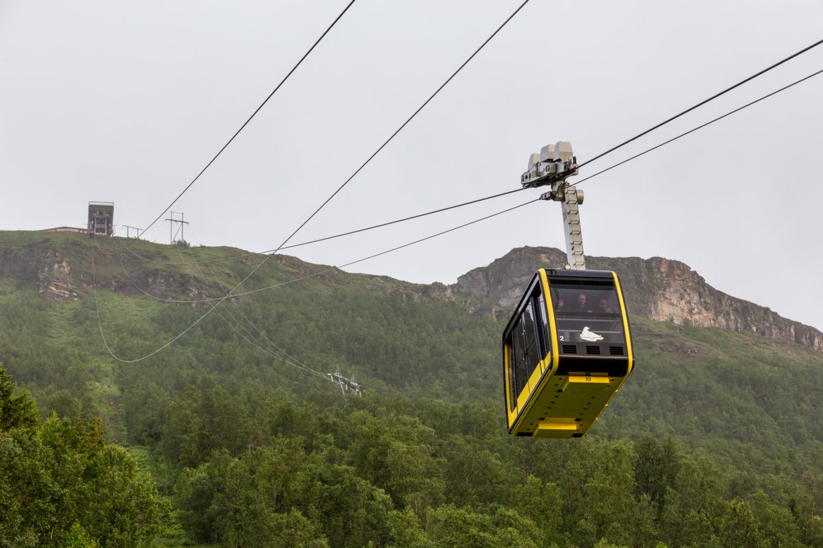 Luftseilbahn Fjellheisen in Tromsø