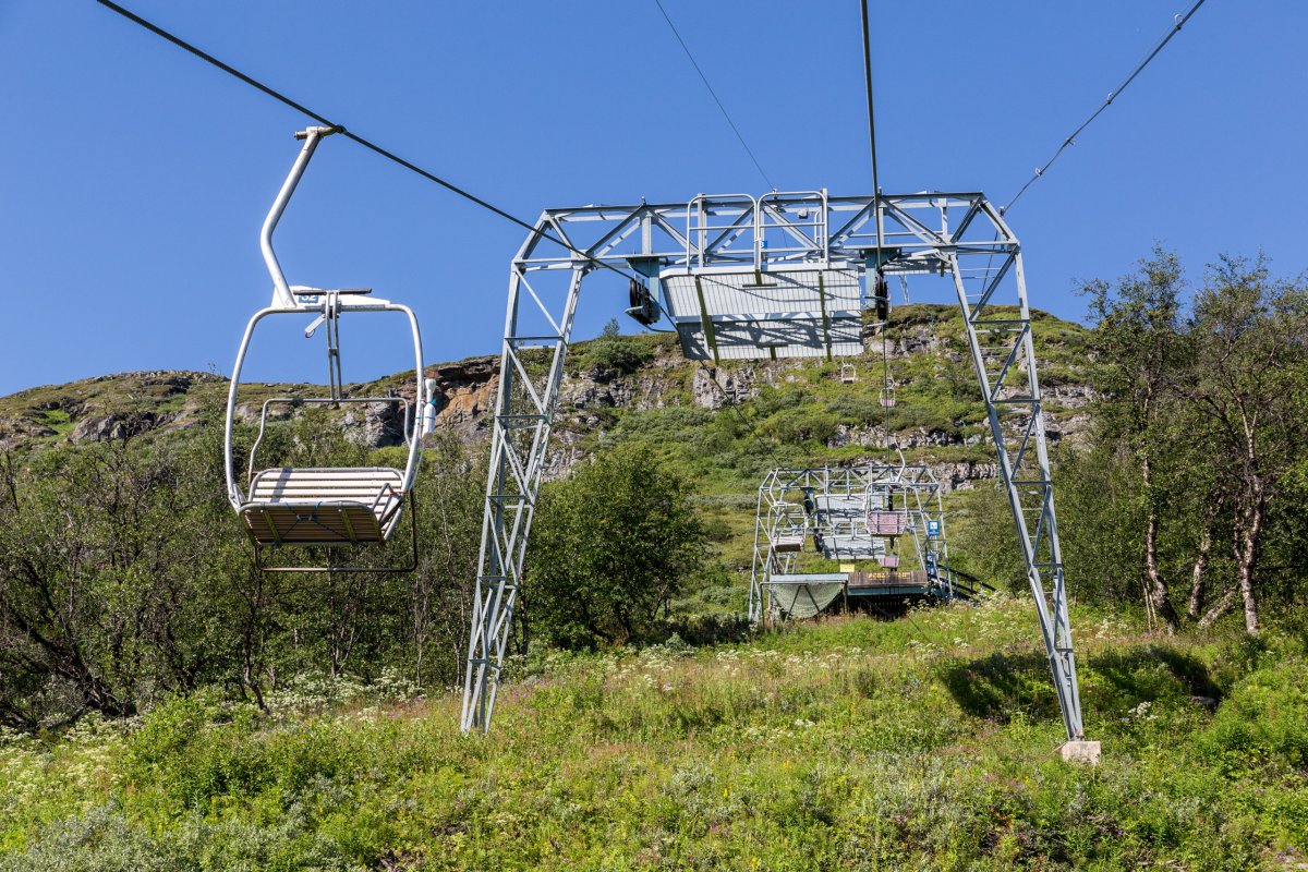 Sesselbahn Nuolja im Nationalpark Abisko