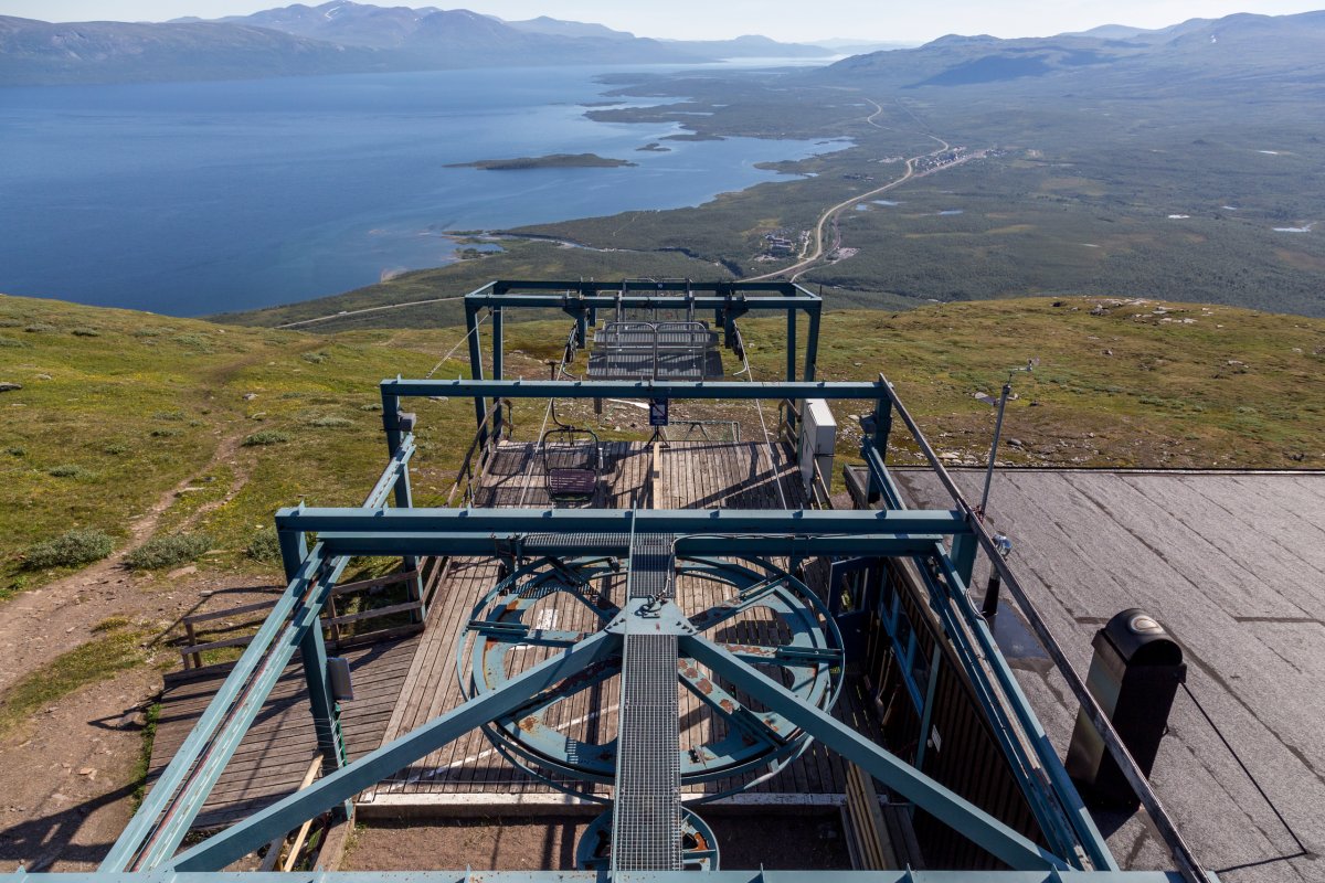 Sesselbahn Nuolja im Nationalpark Abisko