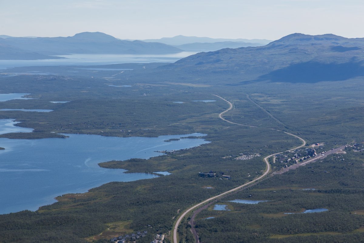 Blick auf den Nationalpark Abisko