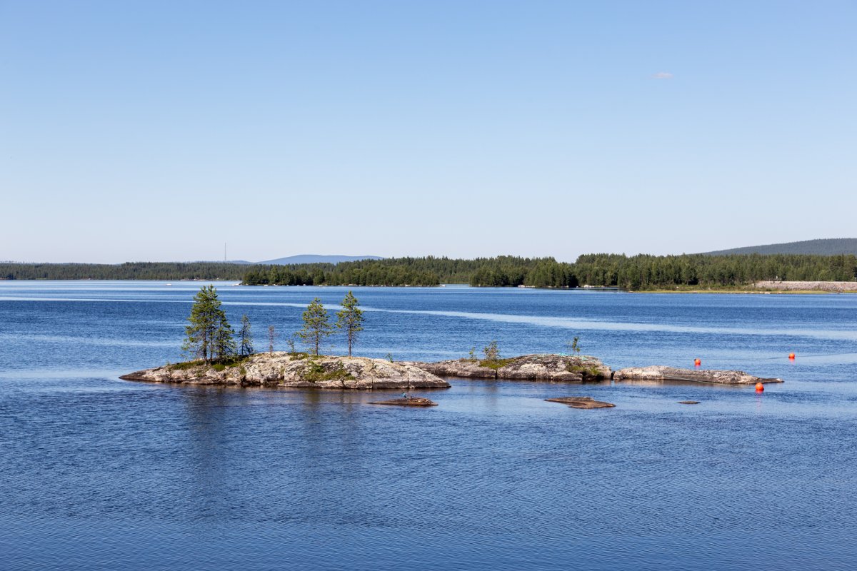 Landschaft im schwedischen Lappland