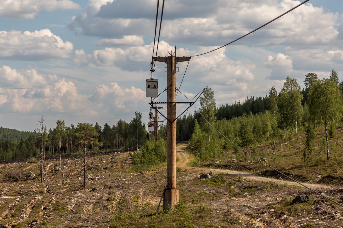 Linbana Örträsk - Mensträsk in Norsjö