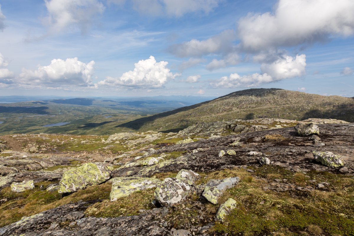 Ausblick vom Skigebiet Åre