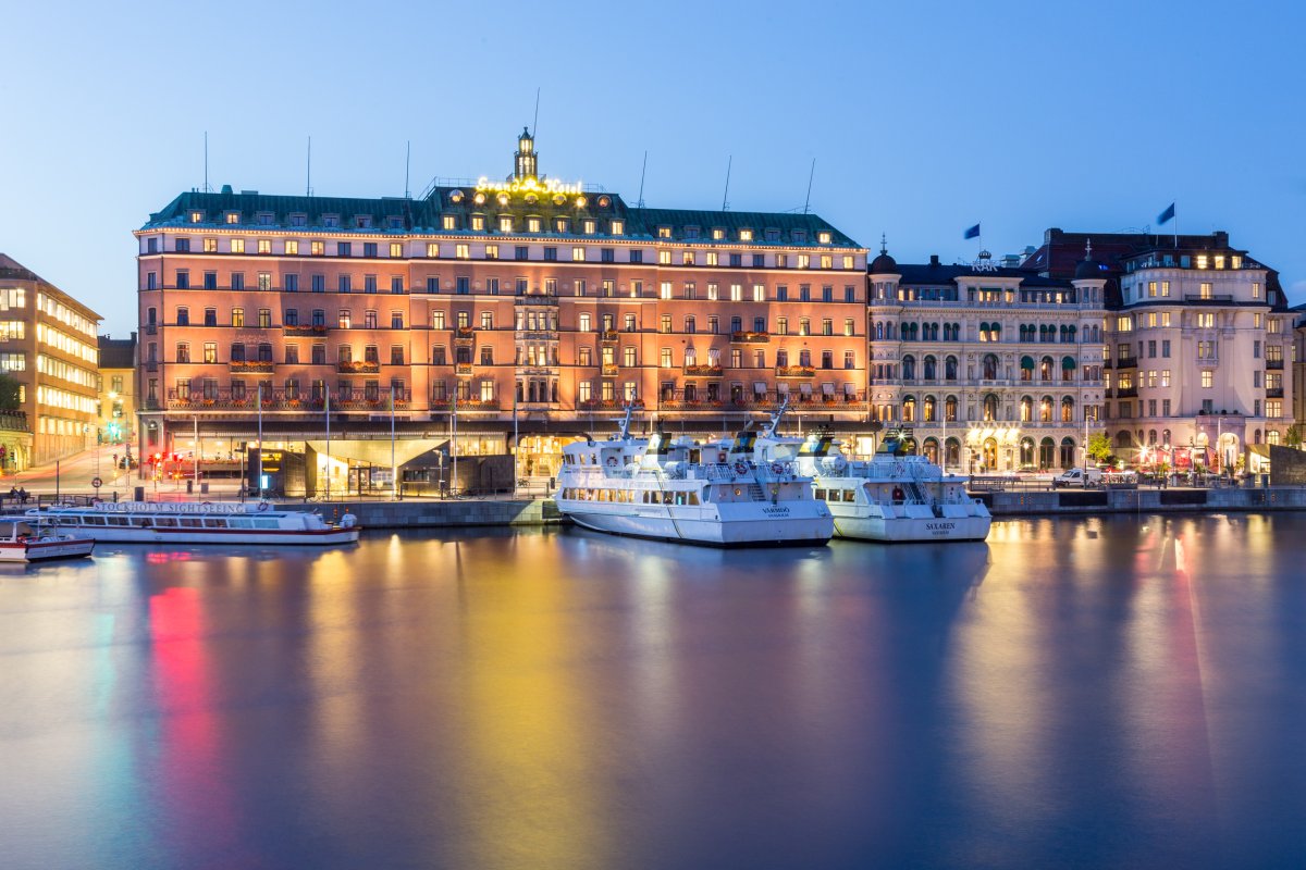 Blaue Stunde in Stockholm
