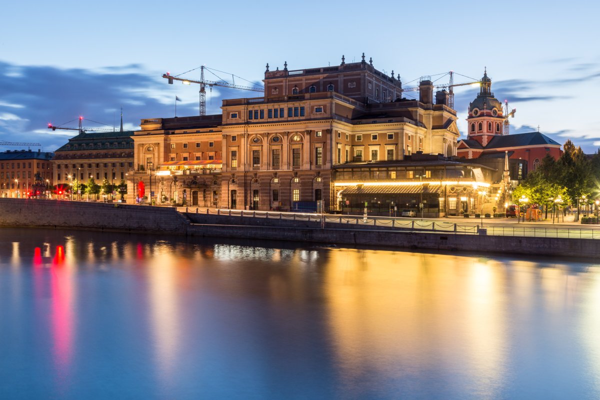 Stockholm zur blauen Stunde