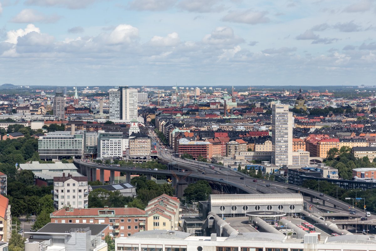 Ausblick auf Stockholm