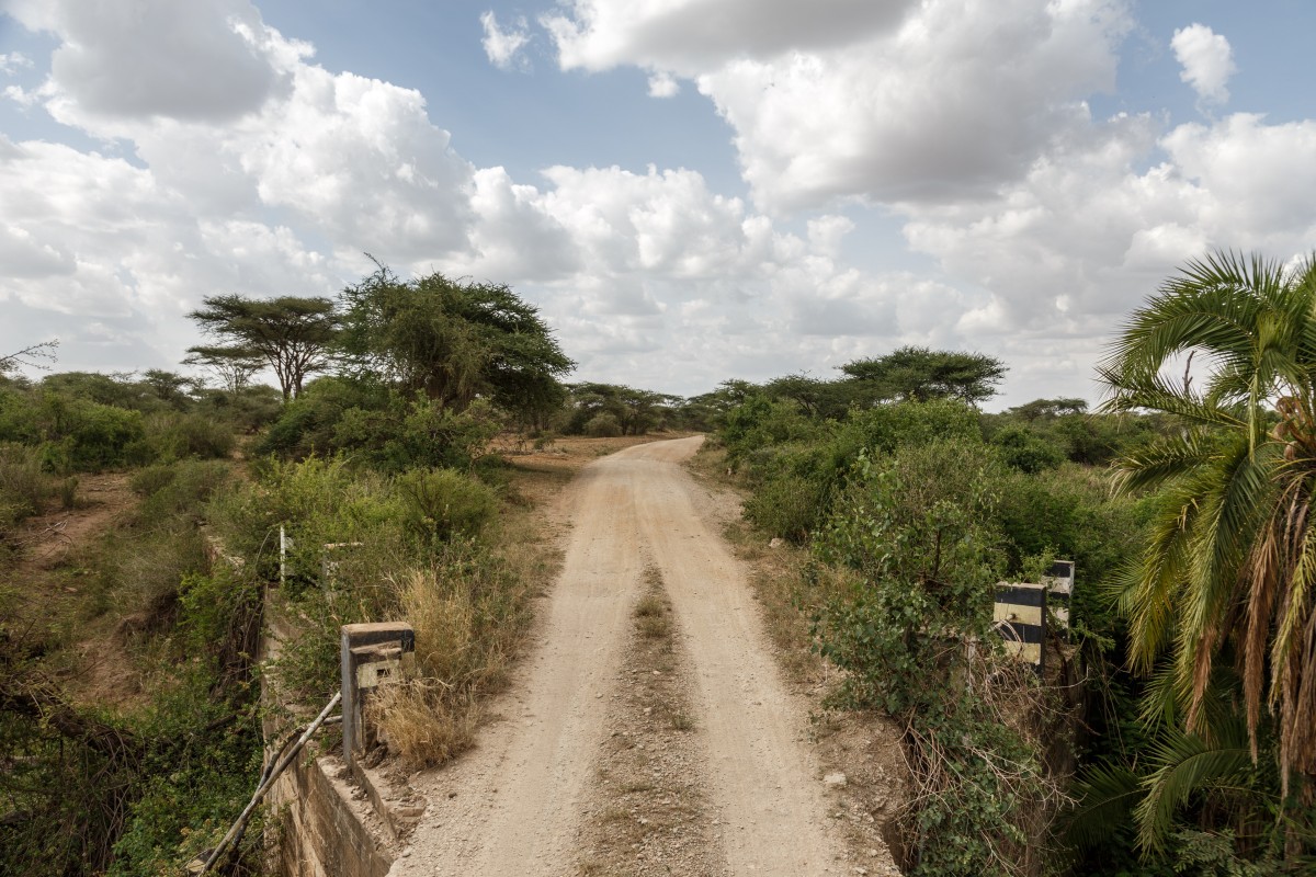 Straße im Serengeti National Park