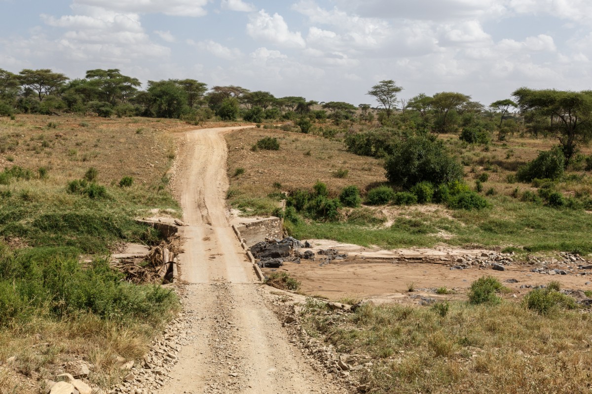 Straße im Serengeti National Park