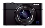 Sony RX100 III | Premium-Kompaktkamera (1,0-Typ-Sensor, 24-70 mm F1.8-2.8 Zeiss-Objektiv und neigbares Display für Vlogging)