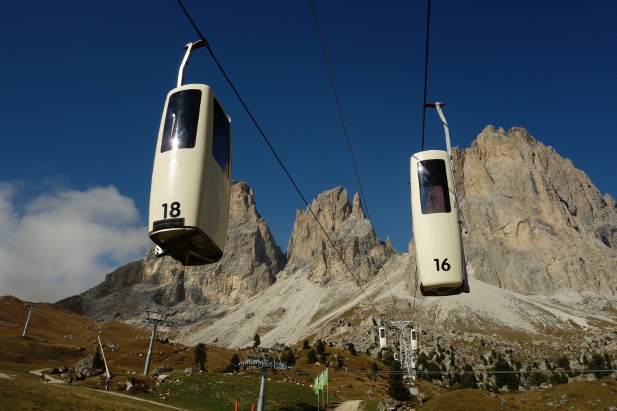Südtirol im Oktober 2013 • Von der Skipiste zum Korblift