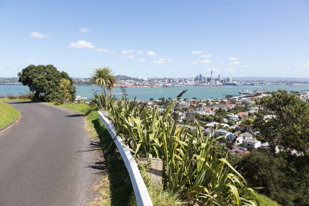Ausblick vom Mount Victoria auf Auckland