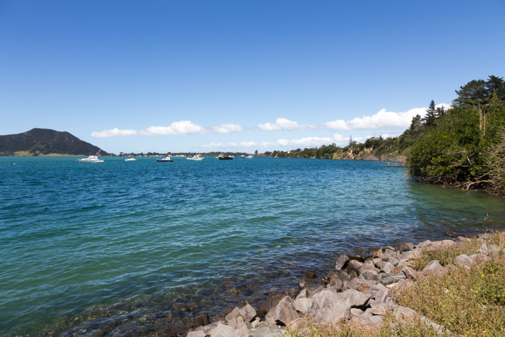 Rast an einem See auf dem Weg nach Norden