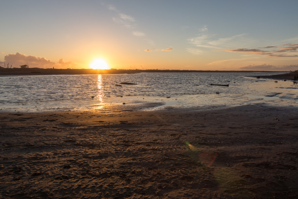 Sonnenuntergang in Koitiata