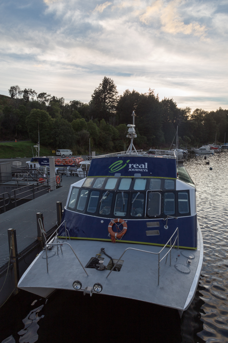 Boot auf dem Lake Manapouri