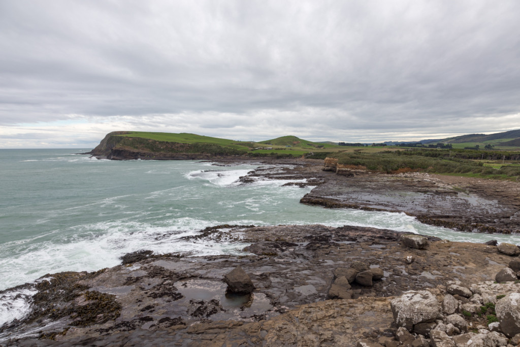 Küstenstreifen in der Curio Bay / Catlins