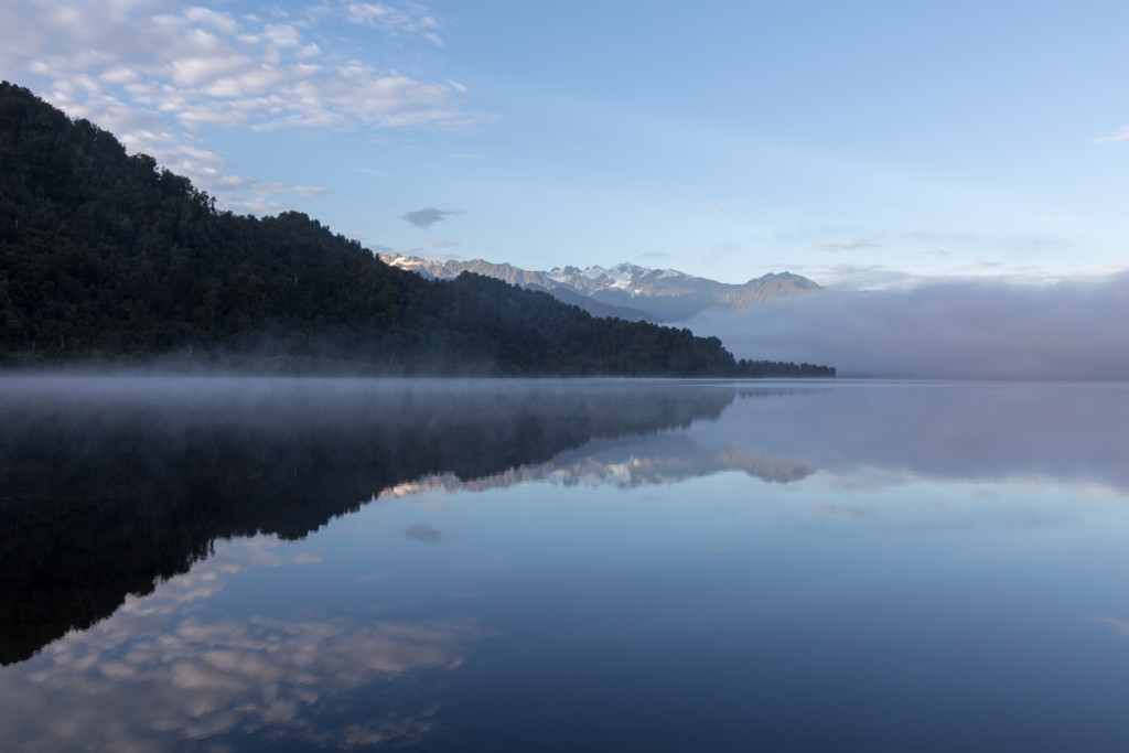 Morgenstimmung am Lake Mapourika