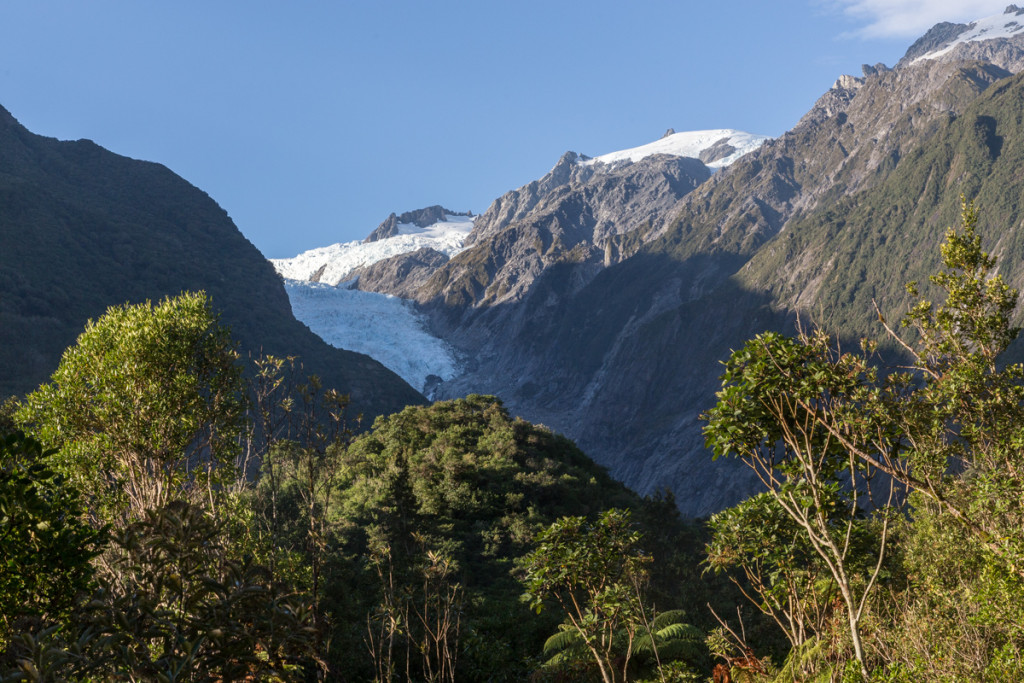 Franz Josef Glacier am frühen Morgen