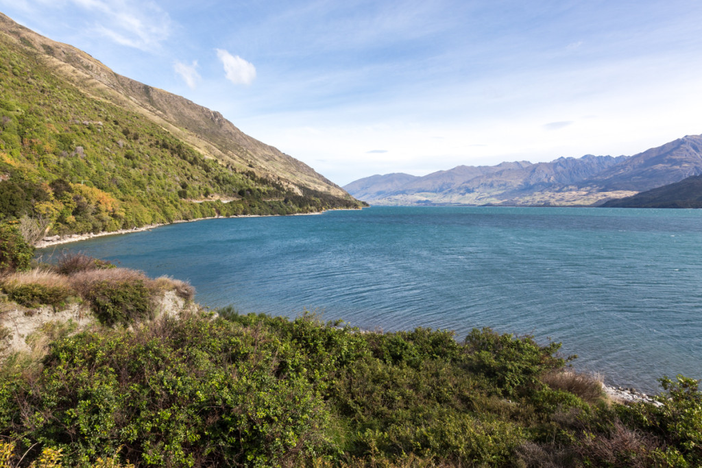 Lake Wanaka vom Boundary Creek gesehen