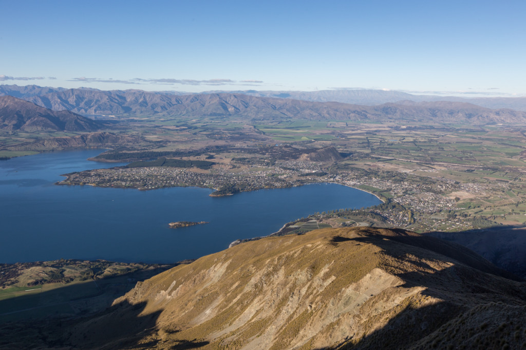 Aussicht vom Roy's Peak auf den Lake Wanaka