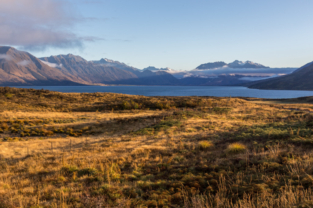 Sonnenaufgang am Lake Ohau