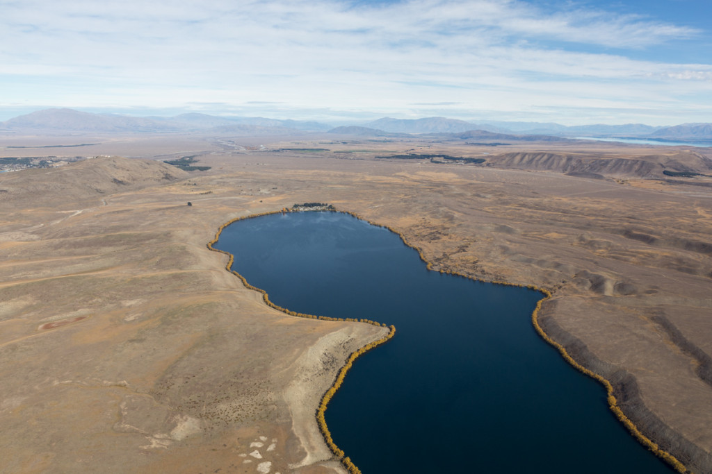 Lake Alexandrina aus der Luft
