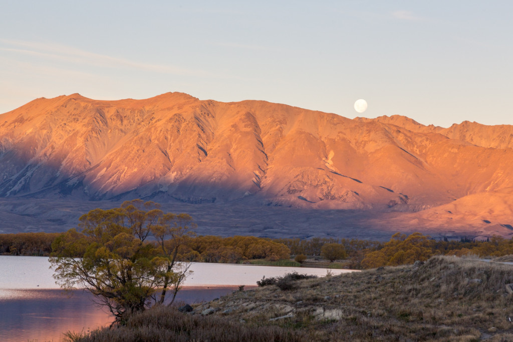 Sonnenuntergang am Lake McGregor