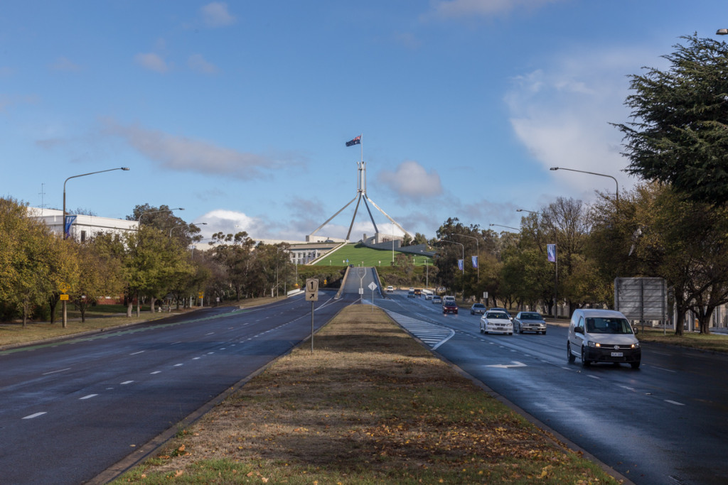 Parlamentsgebäude in Canberra