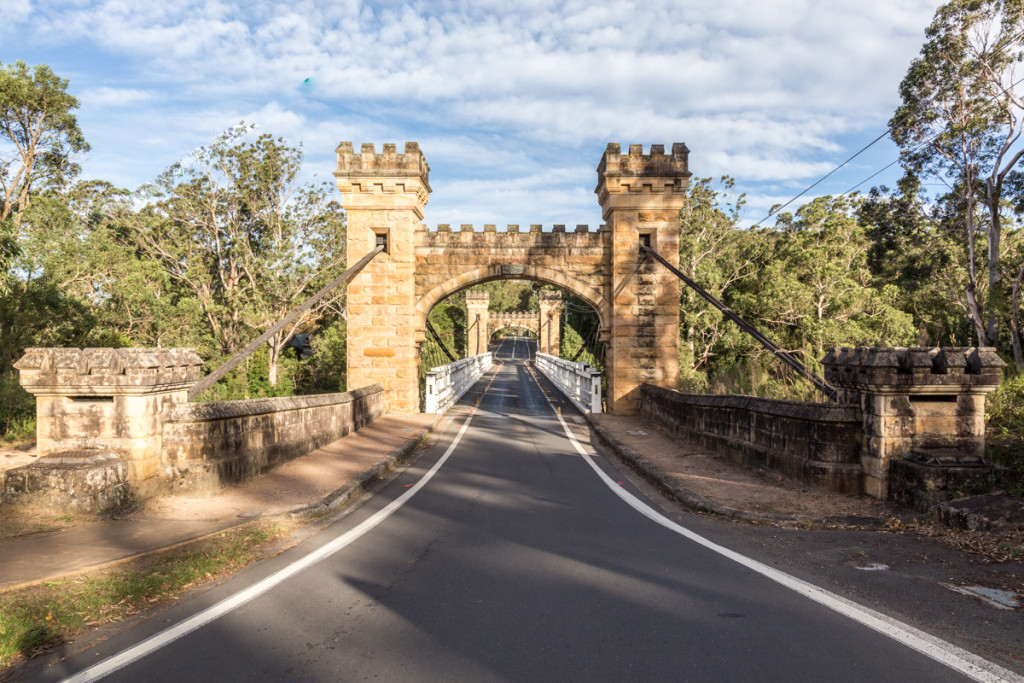 Hampden Suspension Bridge in Kangaroo Valley