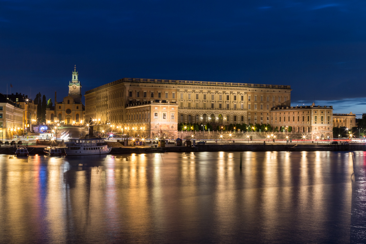 Stockholm bei Nacht