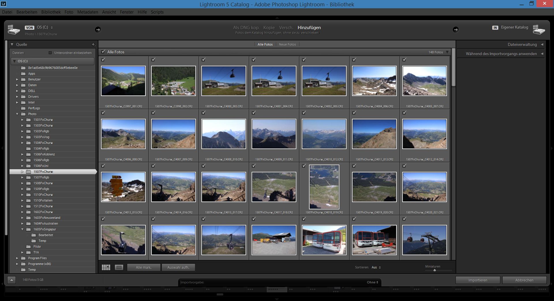 Lightroom - Import