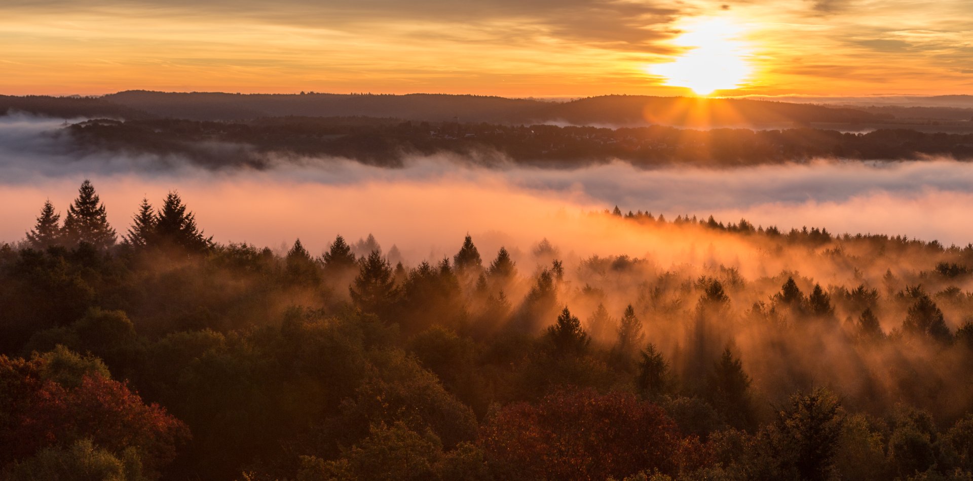 Sonnenaufgang im Saarland