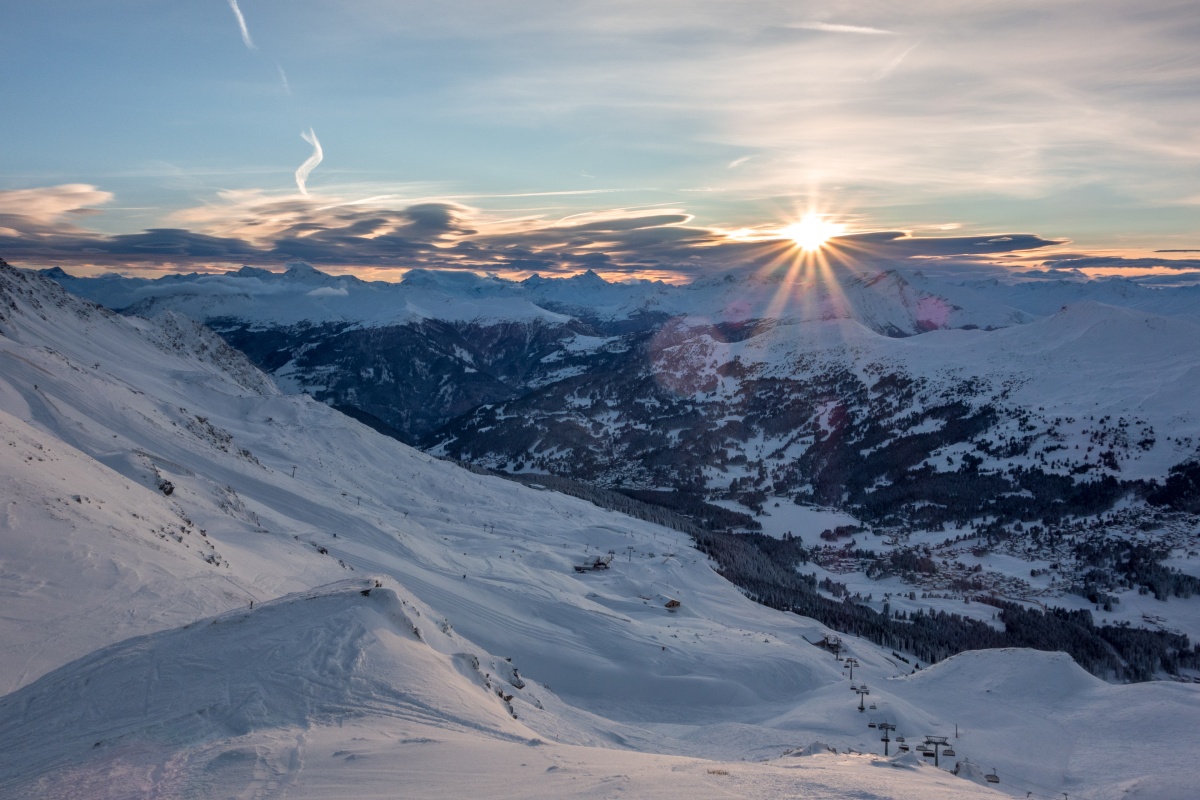 Sonnenuntergang auf der Lenzerheide