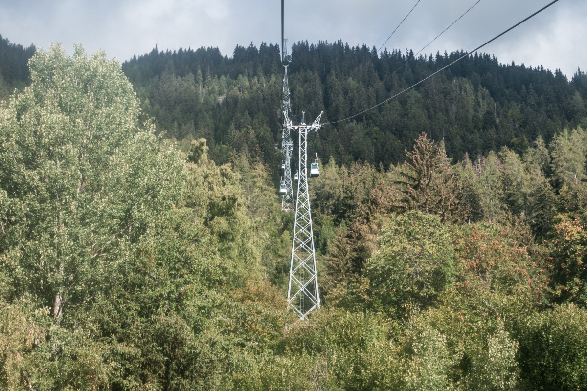 Kabinenbahn Les Marécottes - La Creusaz