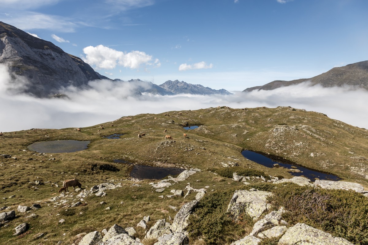 Cirque de Troumouse mit Nebelmeer