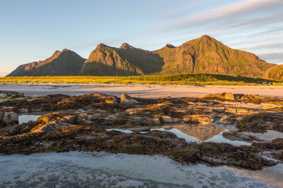 Sonnenuntergang auf den Lofoten