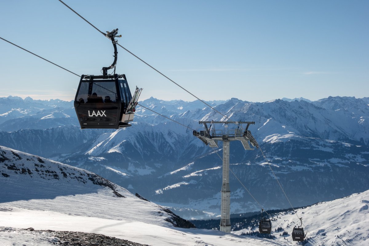 Kabinenbahn La Siala im Skigebiet Flims-Laax