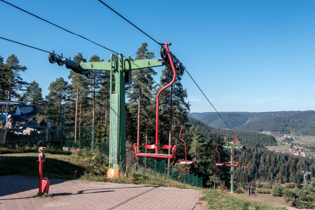 Die Sesselbahn auf den Stöckerkopf in Baiersbronn