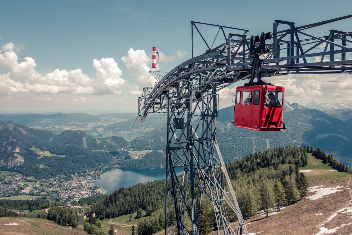 Zwölferhornbahn in St. Gilgen - Österreichs Nostalgie-Seilbahn