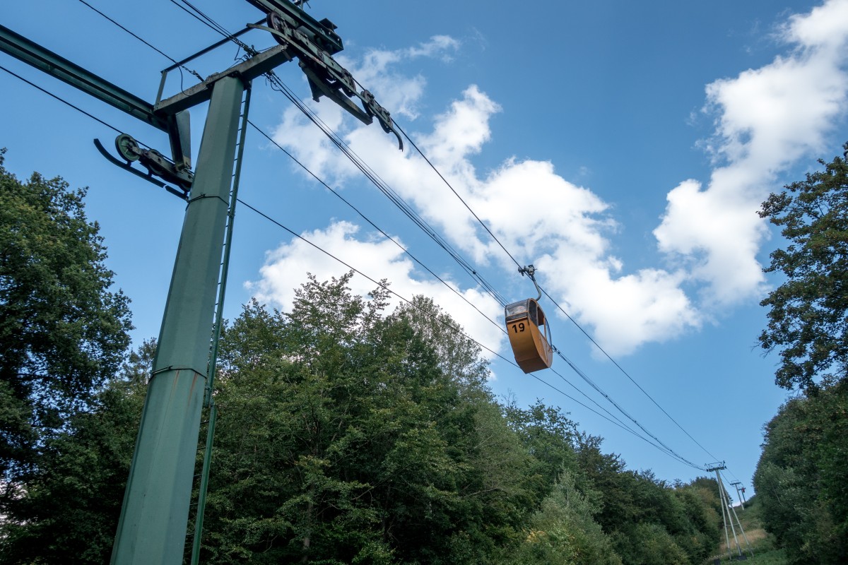 Die nostalgische Waldecker Bergbahn am Edersee