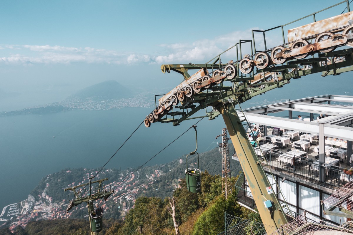 Korblift Laveno - Monte Sasso del Ferro am Lago Maggiore