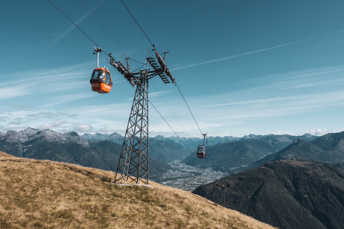 Seilbahn Rivera - Monte Tamaro - Unikat in den Alpen