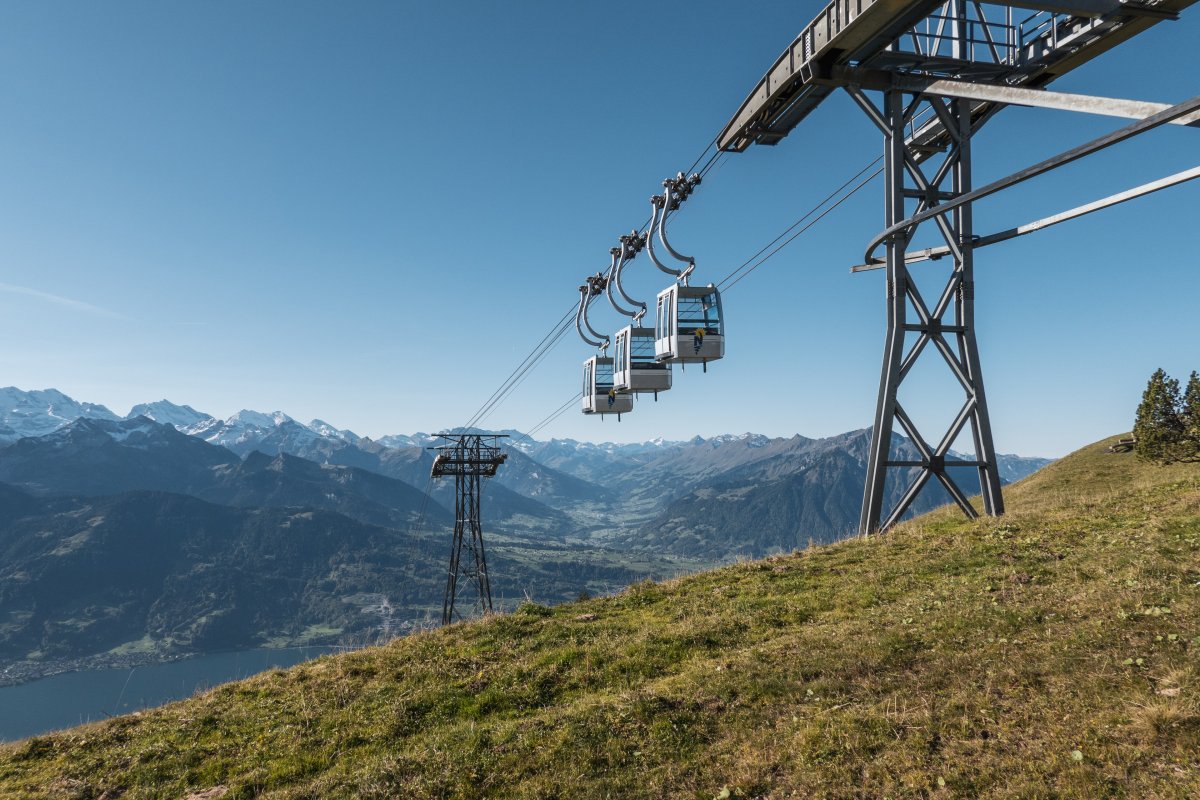 Beatenberg - Niederhorn - Aussicht auf Eiger, Mönch & Jungfrau