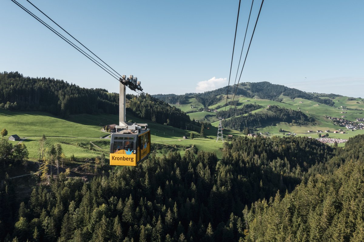 Luftseilbahn Jakobsbad - Kronberg in der Ostschweiz