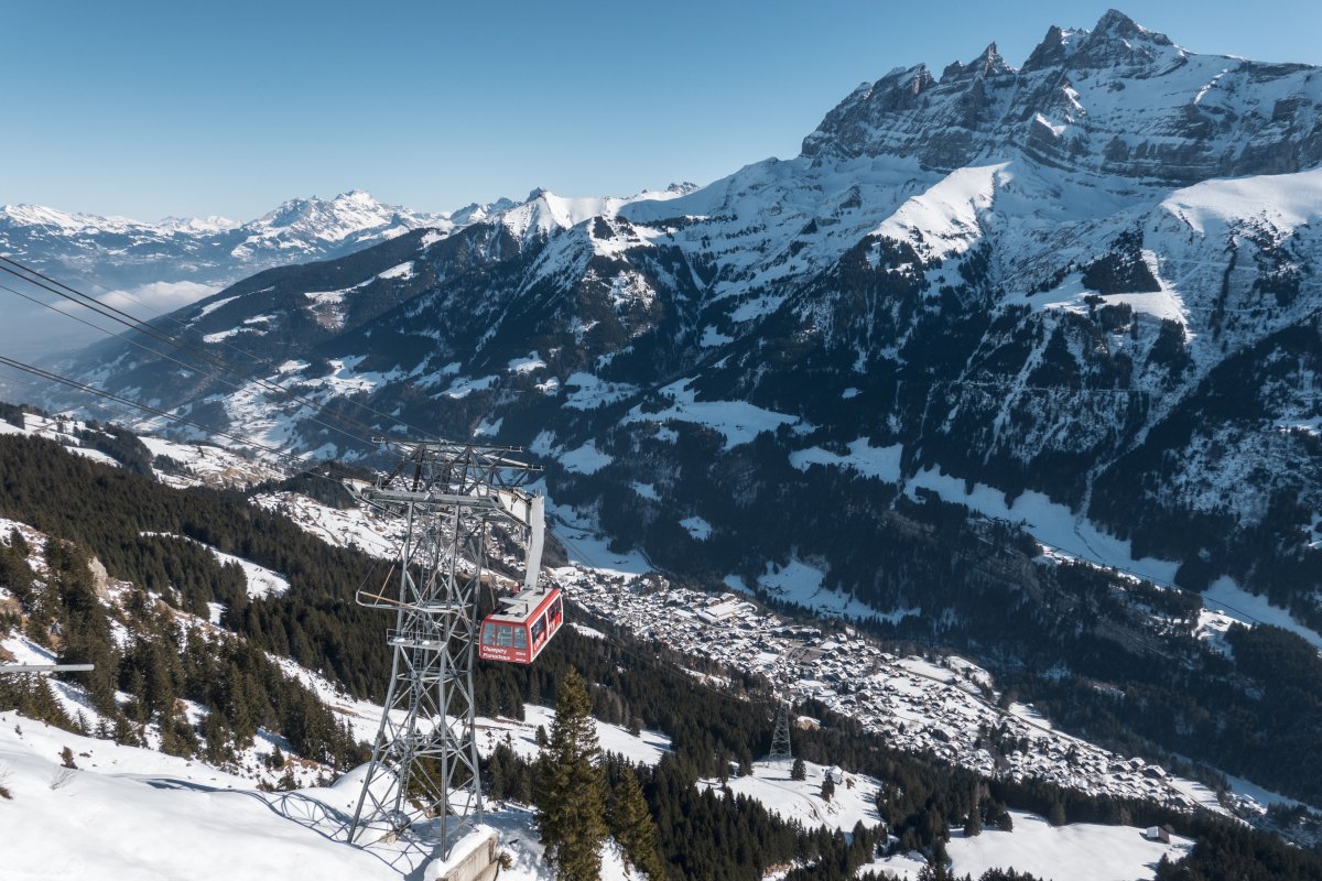 Skigebiet Champéry - Portes du Soleil mit Dents du Midi