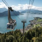 Mit der Seilbahn von Weggis nach Rigi Kaltbad