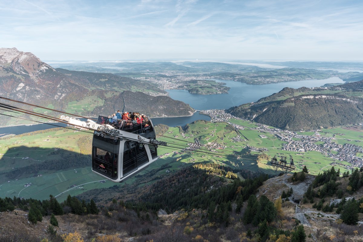 Standseilbahn & Cabrio - Die Geschichte der Stanserhornbahn Standseilbahn & Cabrio - Die Geschichte der Stanserhornbahn