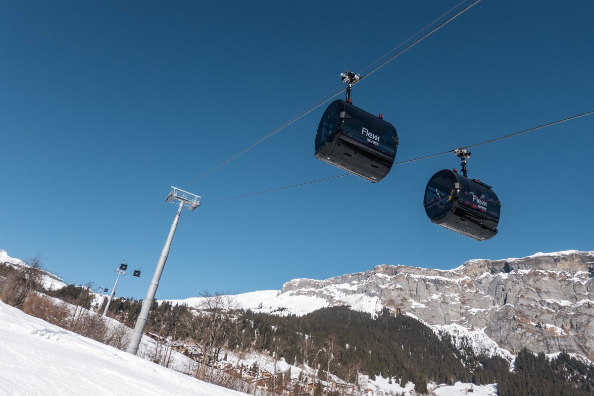 FlemXpress Flims - Laax - Das erste Ropetaxi der Welt